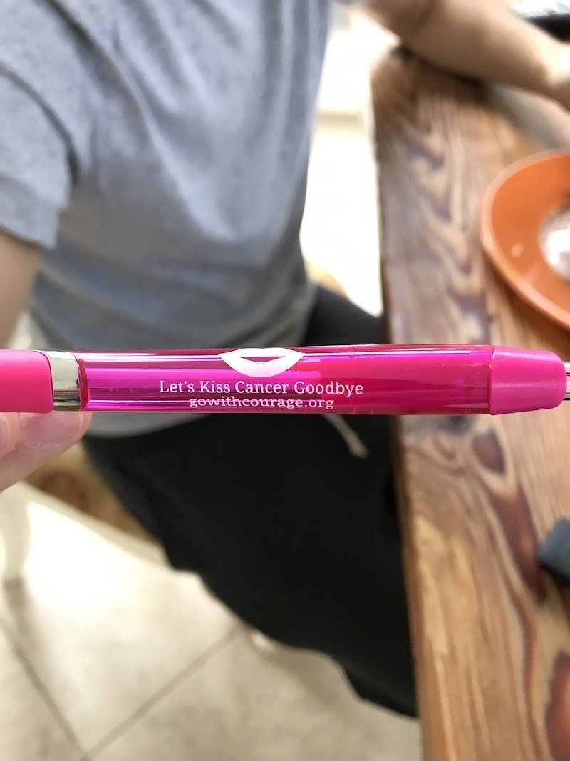 2019-03-30 – Let’s Kiss Cancer Goodbye