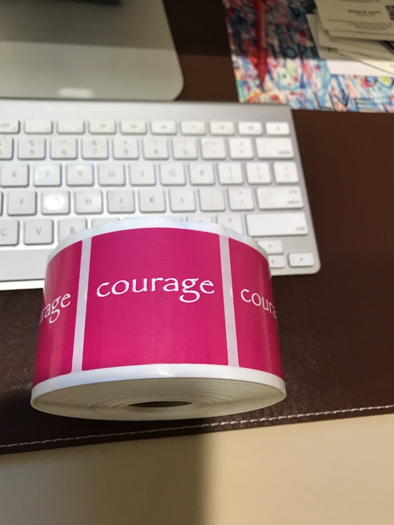 2019-04-23 – Courage stickers