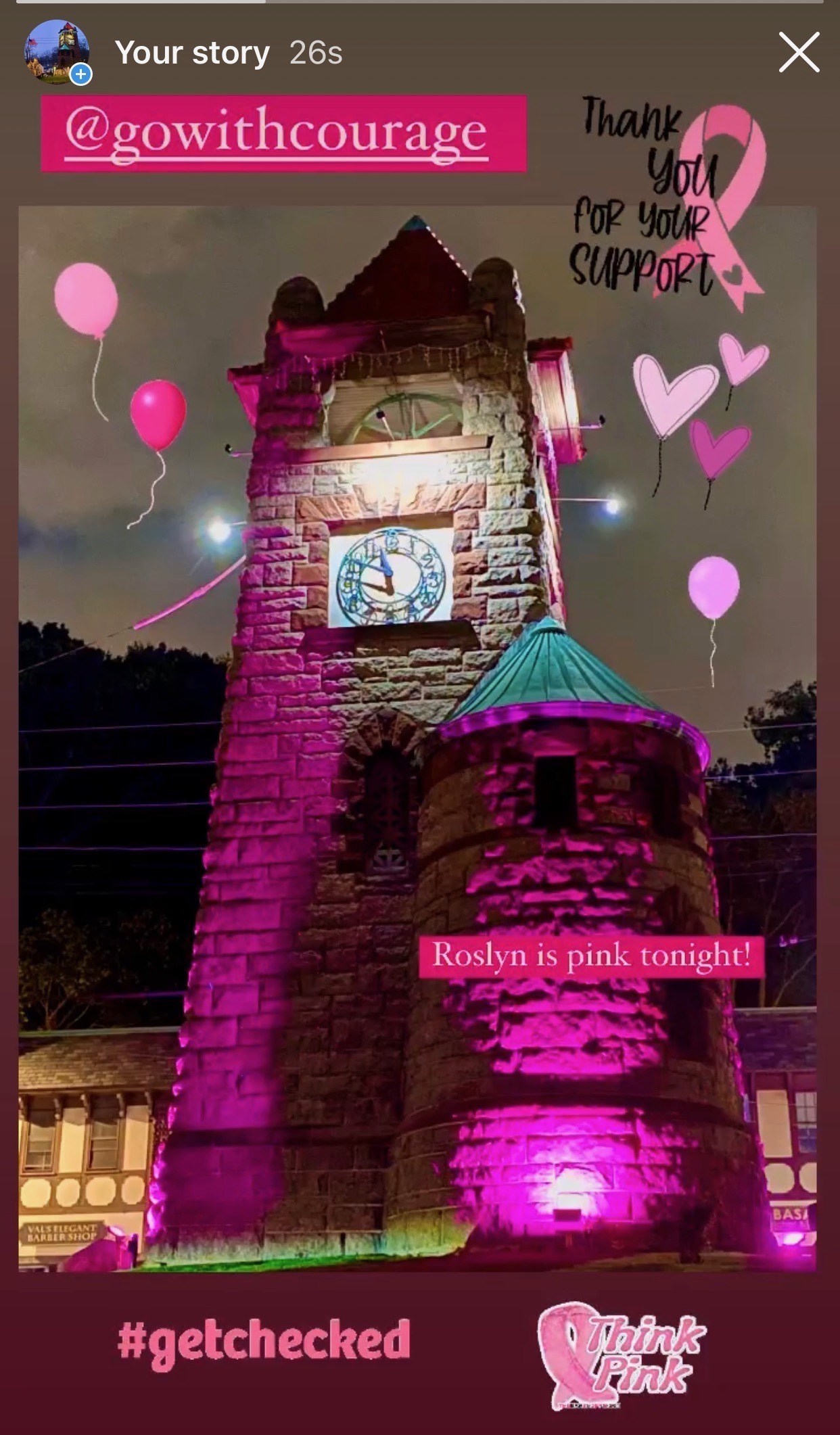 Close tower post