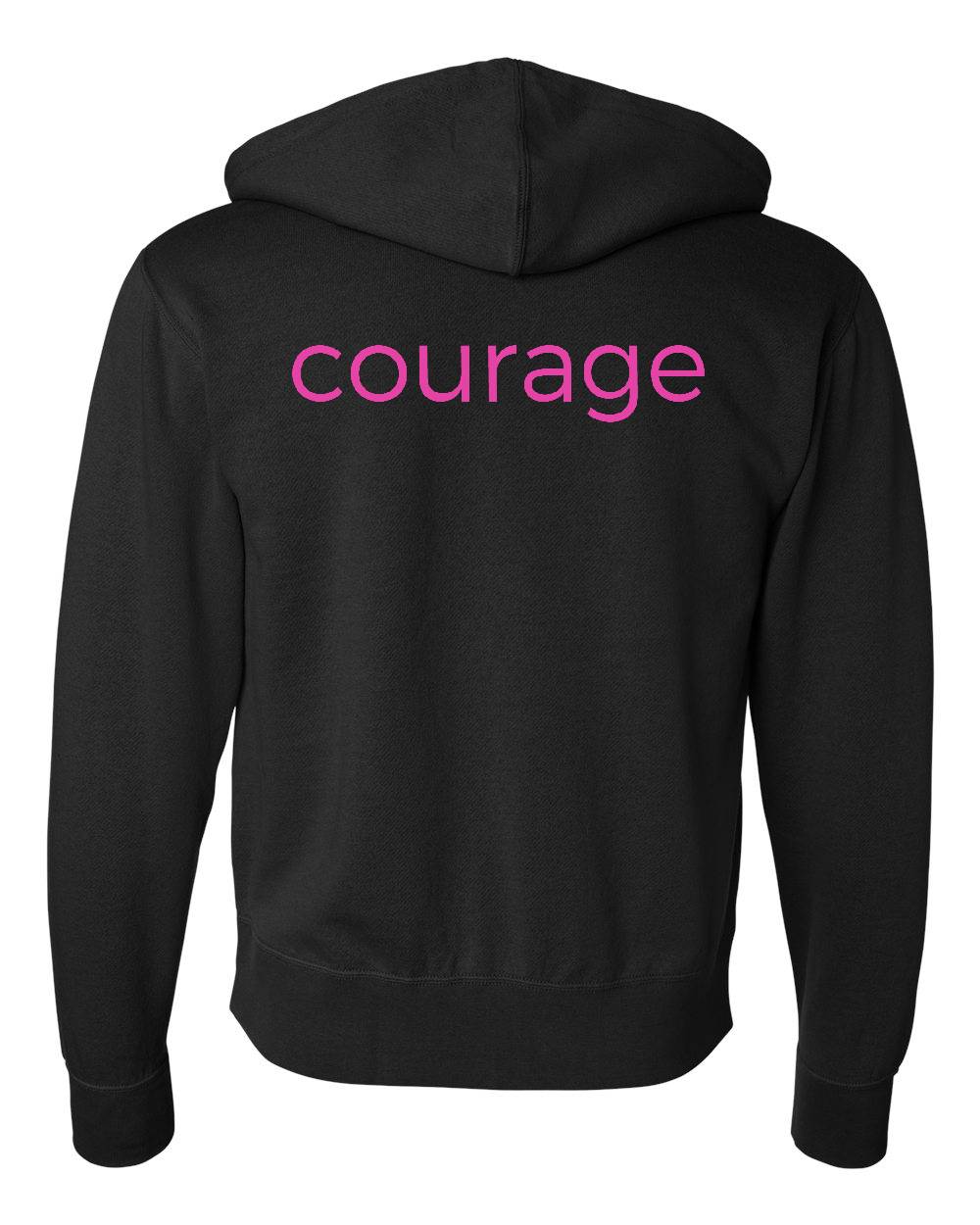 Courage Black Sweatshirts
